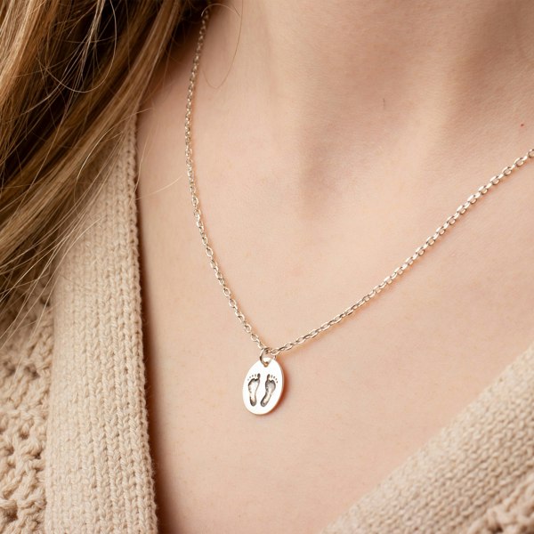 Mylee London Footprint Necklace - Sterling Silver