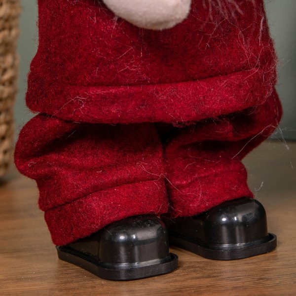 Samuel Alexander 35cm Battery Operated Musical Walking Christmas Gonk Decoration in Red