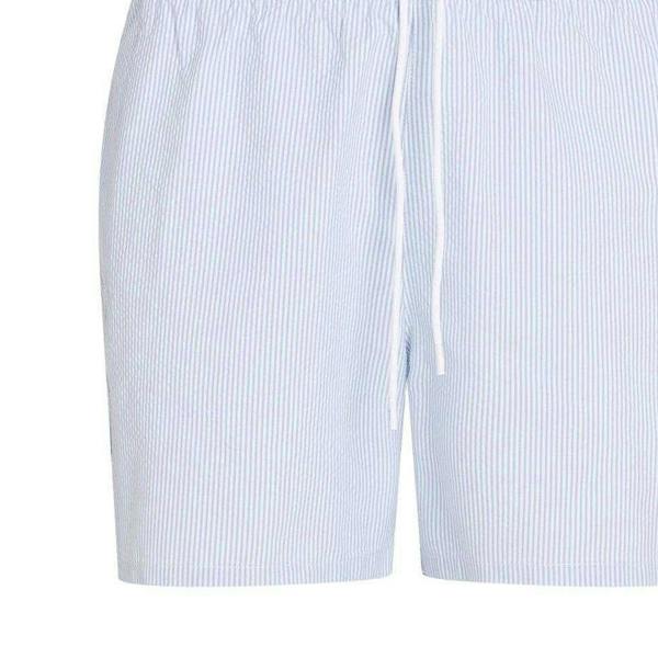 Tommy Hilfiger Mens Swim Shorts - White/Blue - 