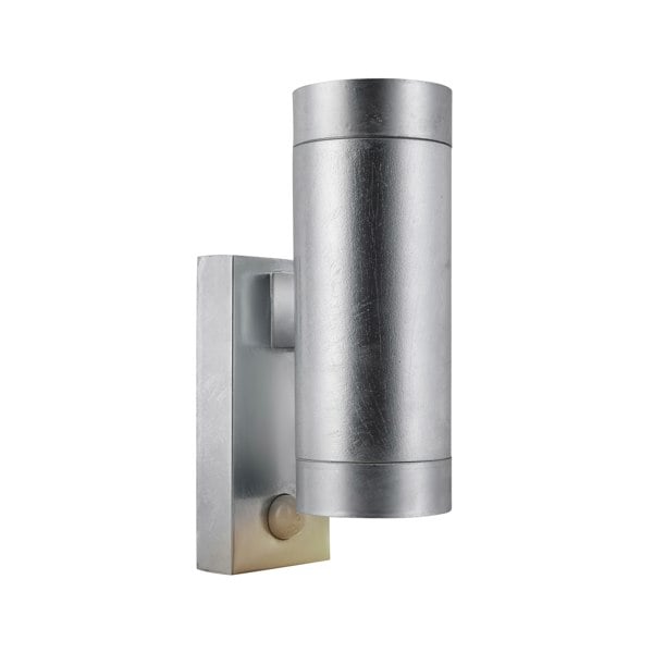 Nordlux Tin Maxi Double Sensor | Wall light | Galvanized
