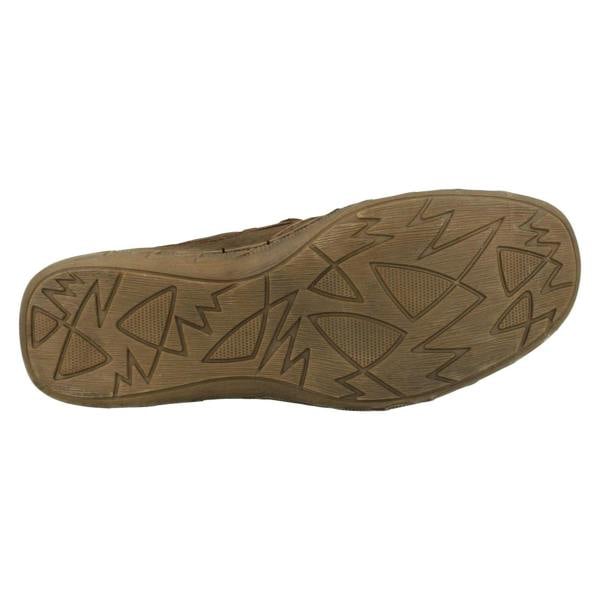 Maverick Mens Maverick Flat Lace Up Shoe With Metal Trim Detail