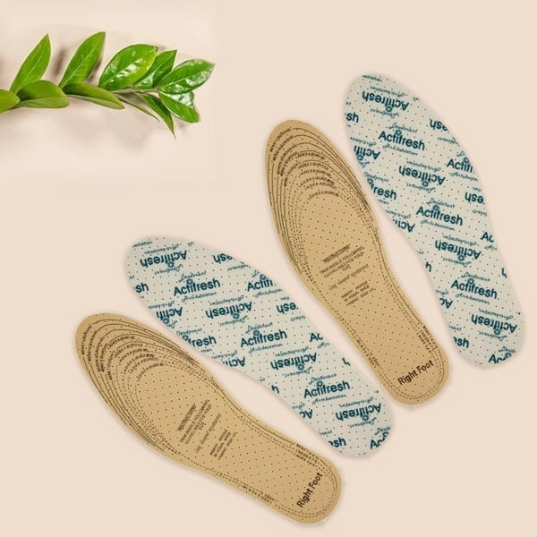 Aquarius Crosby Scented Unisex Foot Full-Length Insoles for Boots/Shoes/Footwear, Lemon