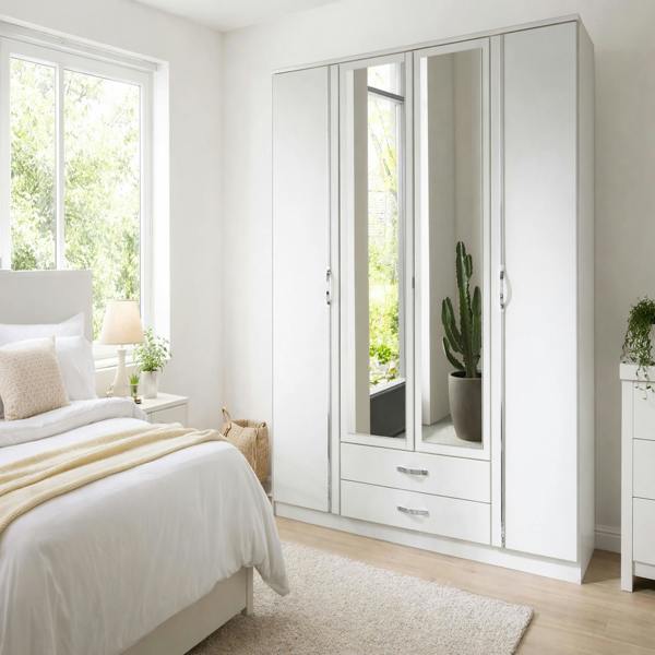 Duo 078453 4 Door 2  Drawer Mirror