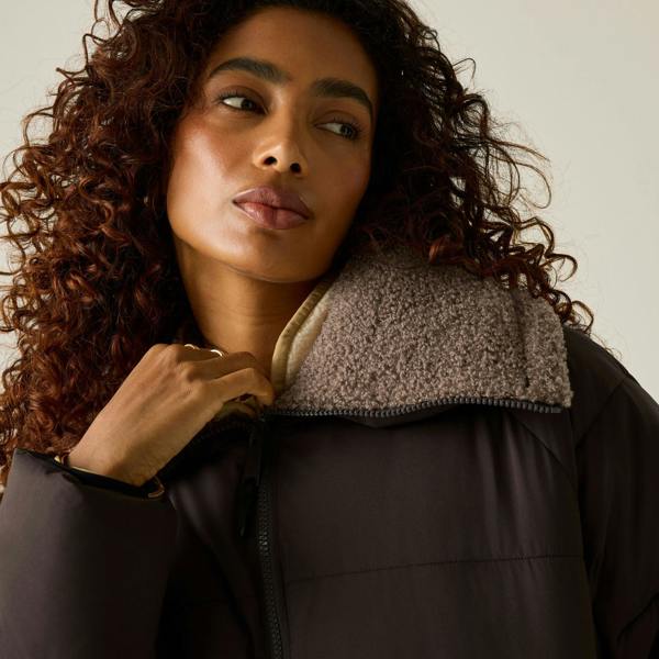 Regatta Womens/Ladies Kayana Padded Jacket - Dark Chocolate/Mocha - 