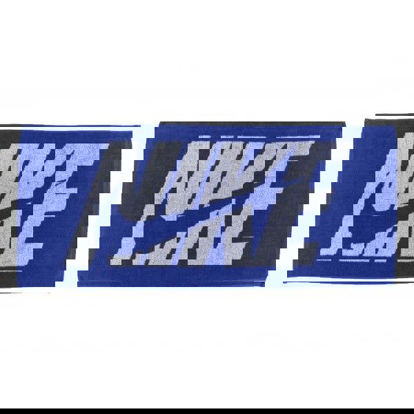 Nike Graphic Print Jacquard Towel - Royal Blue/White - 