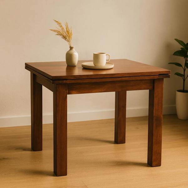 Artisan Furniture Solid Wood Chestnut Butterfly Dining Table