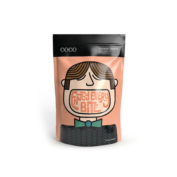 Coco Sour Apple Sweets 100G