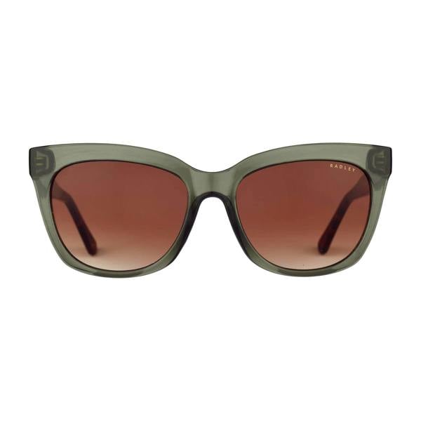 Radley Sunglasses Greenwich 107 Green Tortoise Brown Gradient