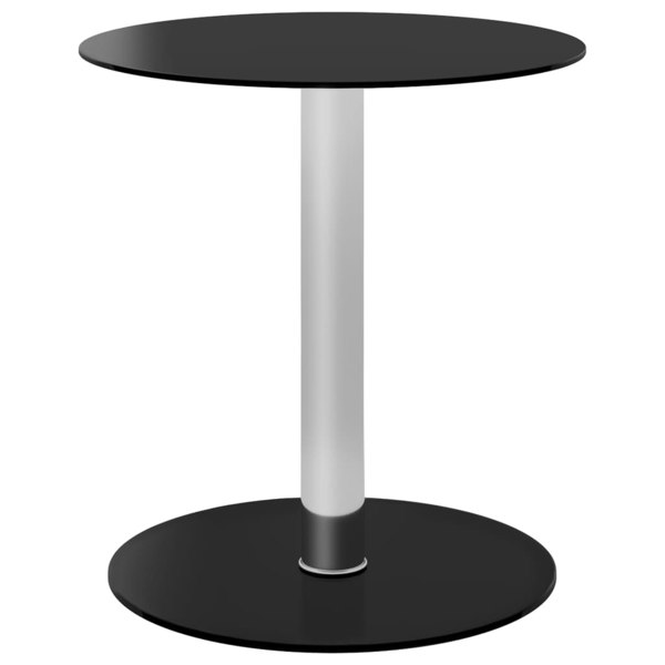 Berkfield Coffee Table Black 40 cm Tempered Glass