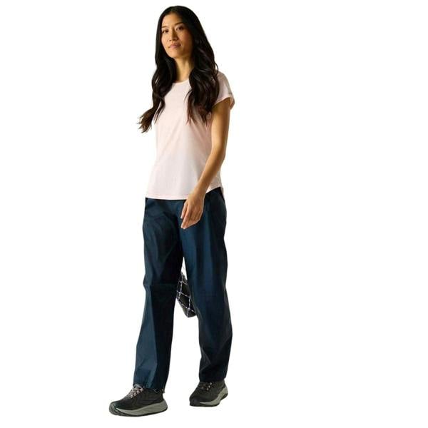 Regatta Womens/Ladies Waterproof Straight Leg Over Trousers - Midnight - 