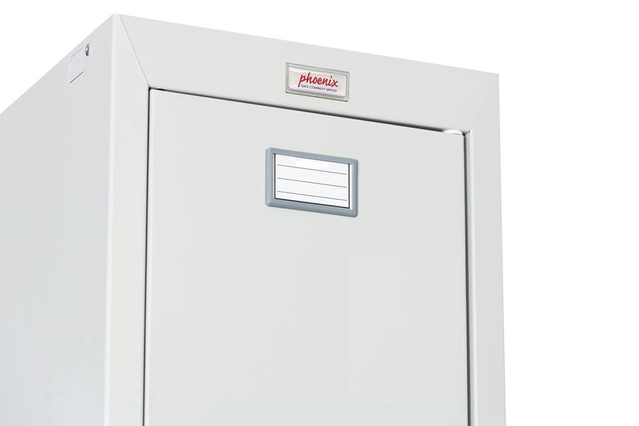 Phoenix Safe Phoenix PL Series PL1430GGE 1 Column 4 Door Personal locker in Grey with Electronic Locks