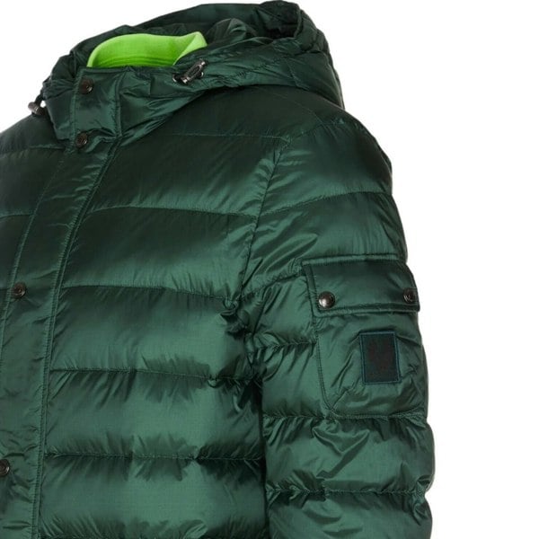 Belstaff Stadia Green Down Filled Jacket - Black