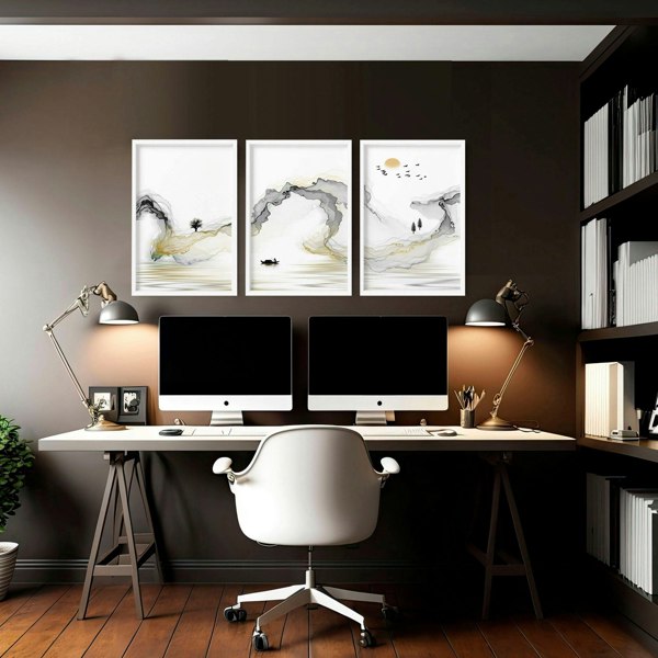 Wall Decorations For Office | set of 3 wall art prints