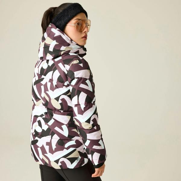 Dare 2B Womens/Ladies Allure Abstract Ski Jacket - Huckleberry