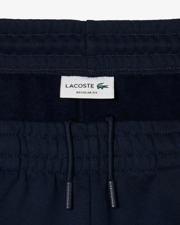 Lacoste Regular Fit Mens Fleece Sweatpants - Navy Blue 166 | CHO | Designer Mens Sweatpants