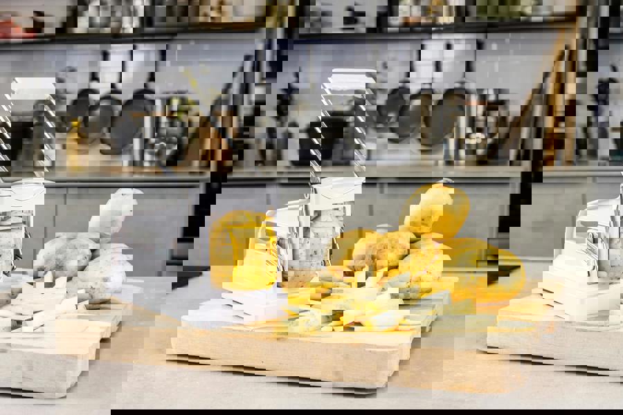 KitchenCraft Potato Chipper with Interchangeable Blades