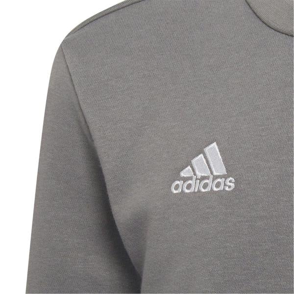 Adidas Childrens/Kids Entrada 22 Crew Neck Sweatshirt - Grey - 