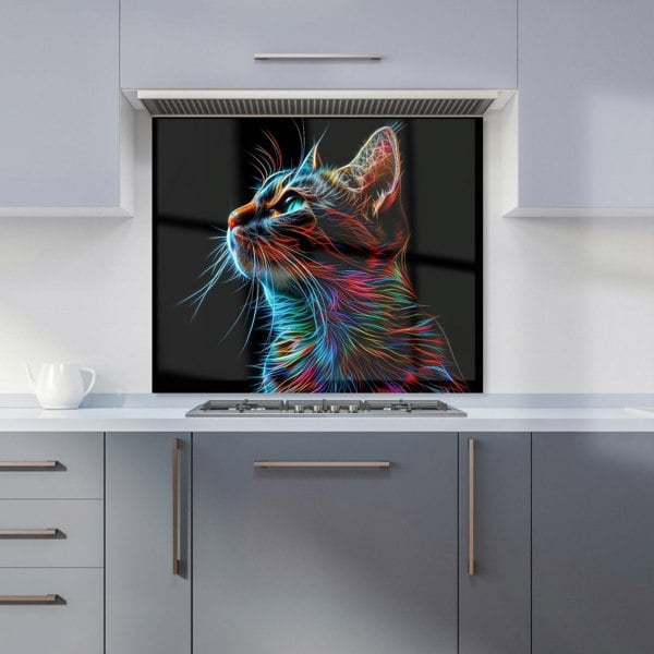 Warren Reed - Designer Electric Cat Whiskers Kitchen Splashback