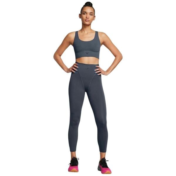 Under Armour Womens/Ladies Project Rock Shaping Leggings - Grey - 