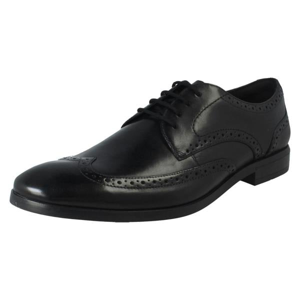 Clarks Mens Clarks Lace Up Brogue Style Formal Shoes Brandon Limit