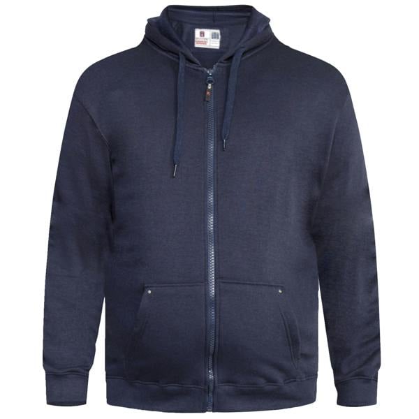Duke Mens D555 Rockford Cantor Heavyweight Kingsize Full Zip Hoodie - Navy