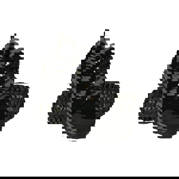 Mountain Warehouse Mens Voyage Suede Waterproof Walking Shoes - Jet Black