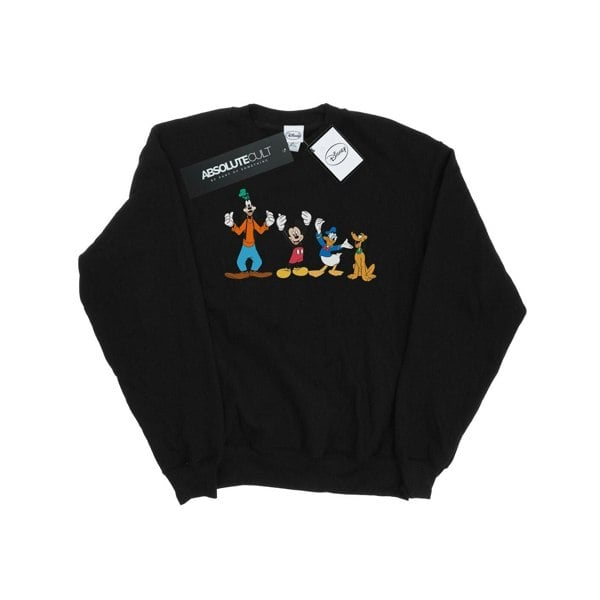 Disney Mens Mickey Mouse Friends Sweatshirt - Black