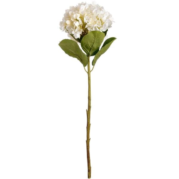 Wyld Haus Set of 3 Artificial Flowers Oversized White Hydrangea Stems