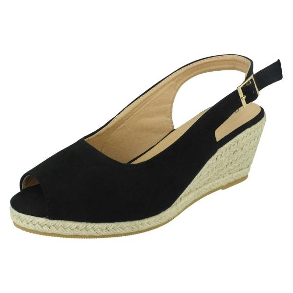 Savannah Ladies Savannah Wide Fit Wedges F2295