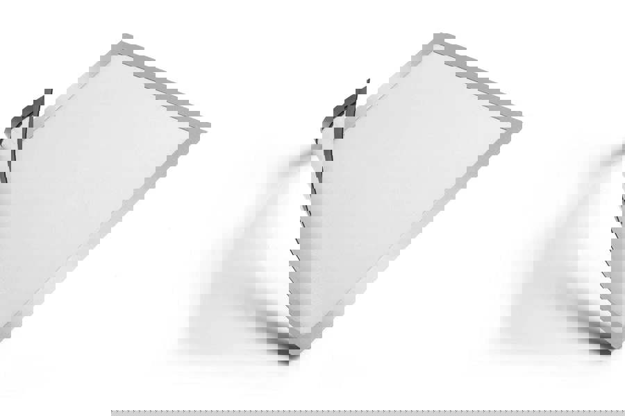 Durable DURAFRAME Magnetic Document Signage Frame for Metal | A4 Silver