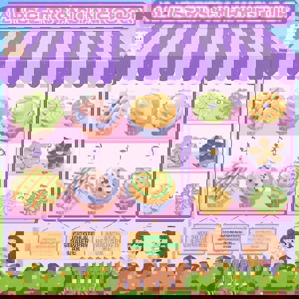 deAO Toys 3-in-1 Color Changing Tea Party Set Pretend Play