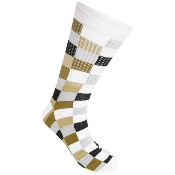 Dare 2B Unisex Adult Henry Holland Checkerboard Socks (Pack of 2) - White