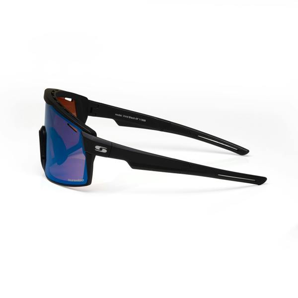 SUNWISE Vivid Black Cricket Lens & Anti-Fog Sports Sunglasses