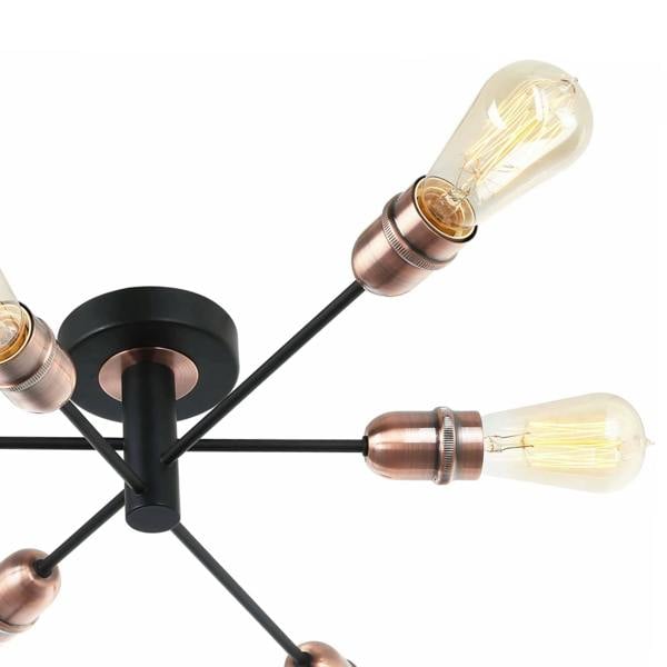 Pagazzi Lighting Gustave Black Ceiling Light