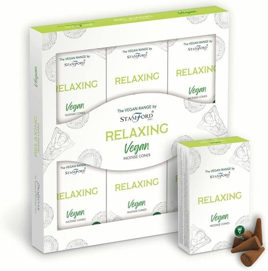 Stamford Vegan Aroma Incense Cones for Home Fragrance, 90 cones