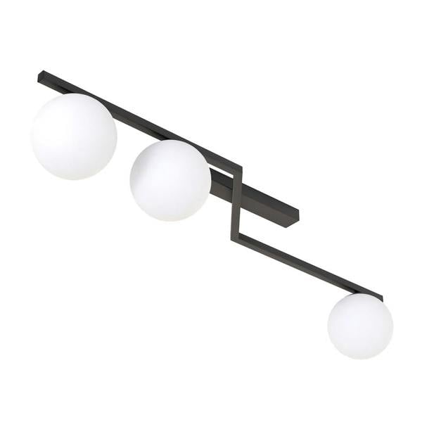 Emibig NATON Ceiling lamp 3 x E14 Black with White Shade