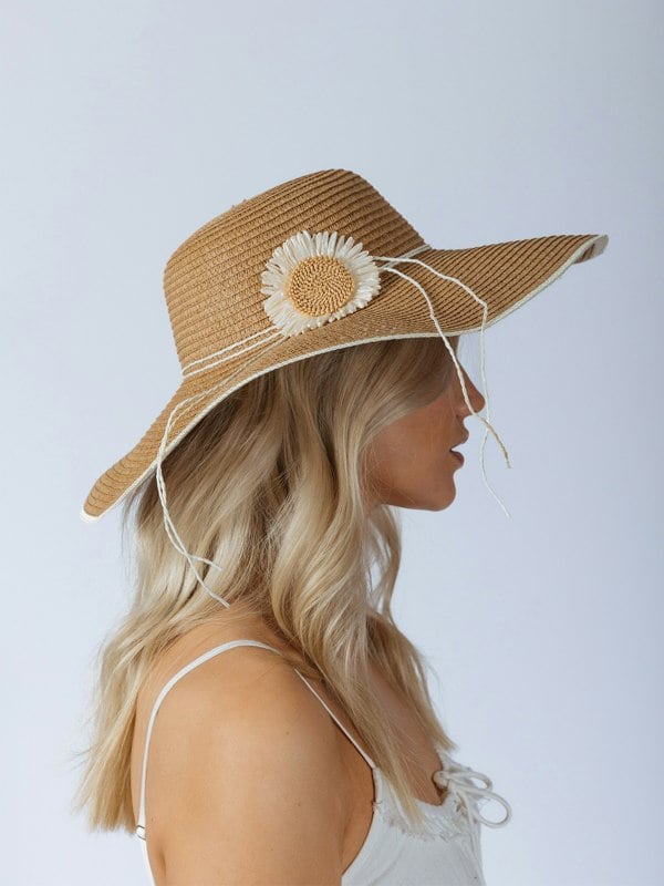 SVNX Sunflower Straw Sun Hat