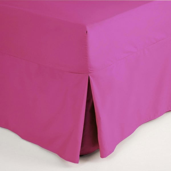 Belledorm Easycare Percale Fitted Valance - Fuchsia
