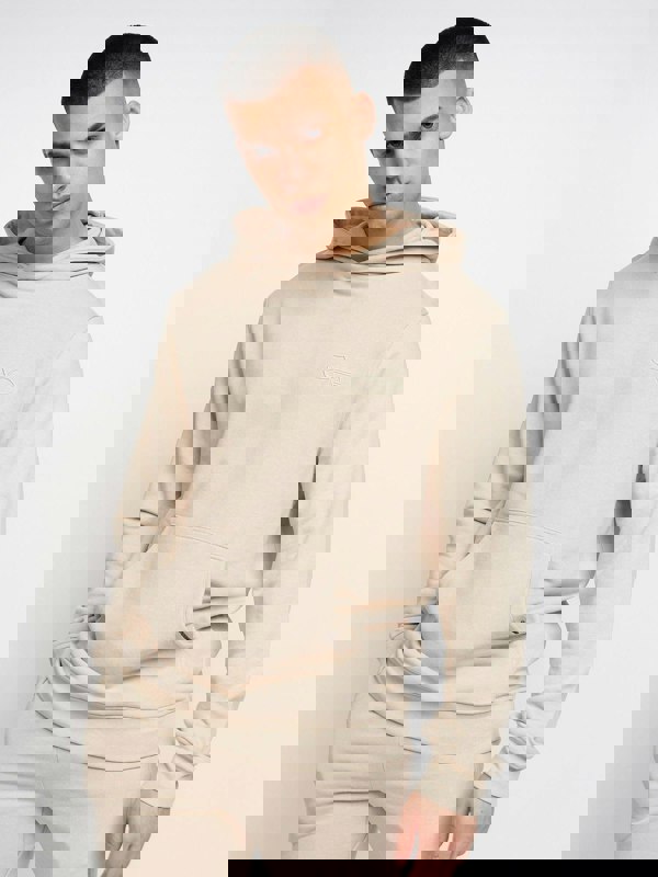 Crosshatch Emmson Hoodie Stone