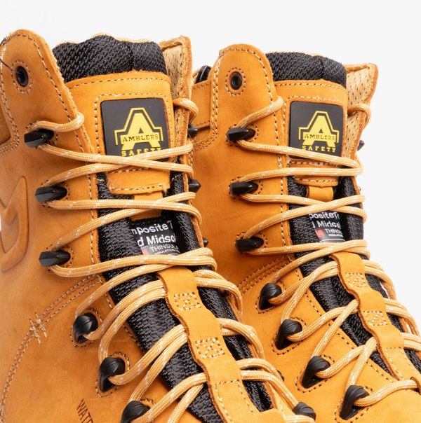 Amblers Safety FS998 Mens Leather Safety Boots Honey