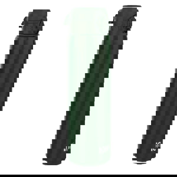 ION8 Leak Proof 1 Litre Water Bottle, Stainless Steel, Dark Green, 1L