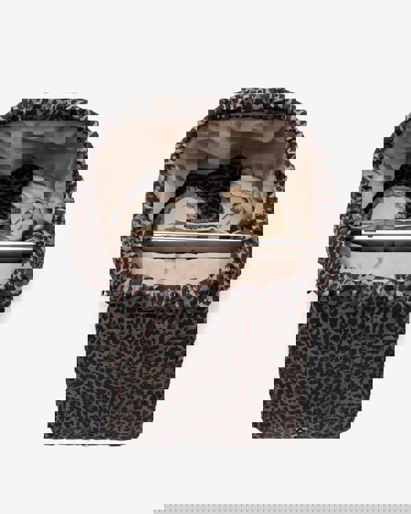 Tiba + Marl Alto Changing Backpack Brown Tonal Leopard