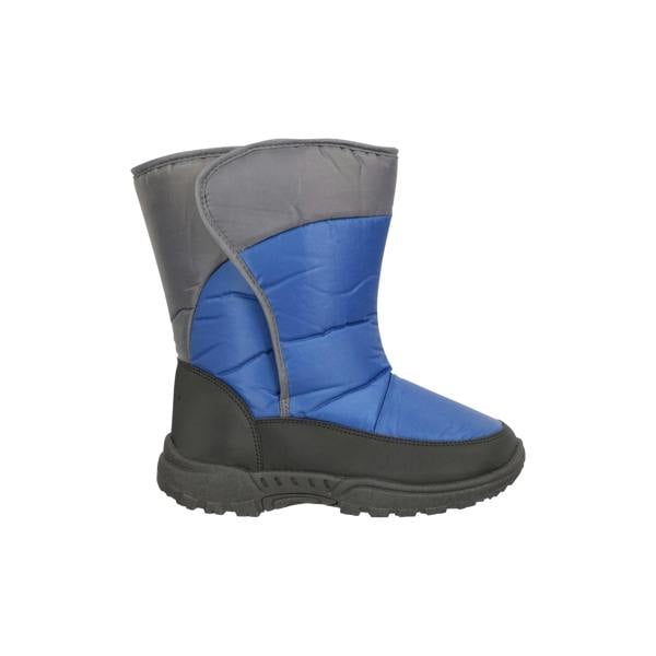 Mountain Warehouse Childrens/Kids Caribou Adaptive Striped Snow Boots - Blue - 