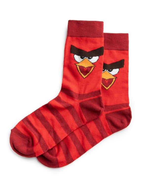 Angry Birds Womens Red Character Mug and Sock Gift Set (One Size)