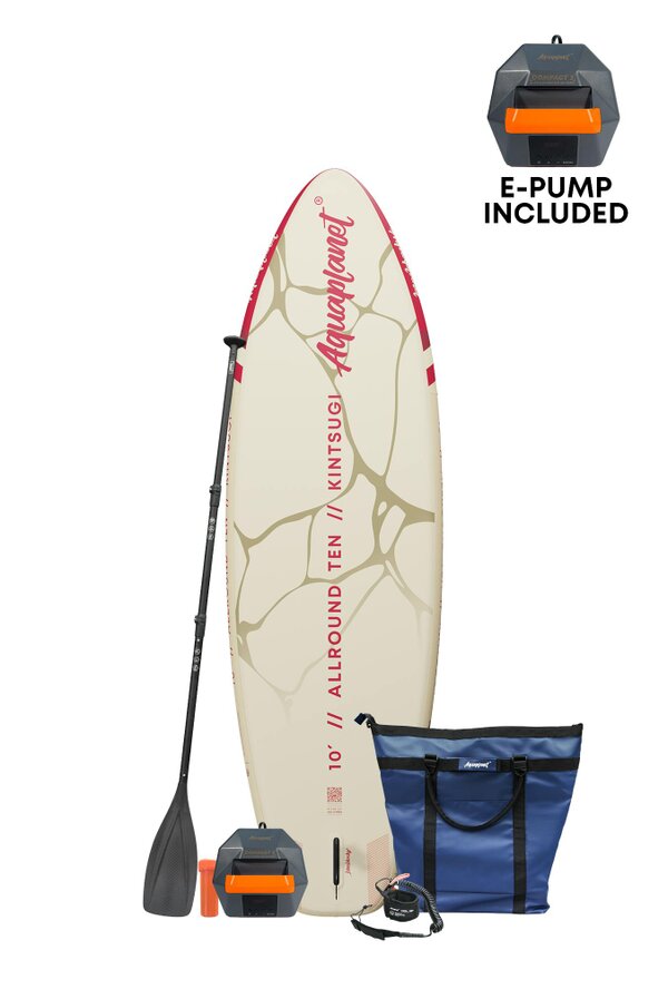 Aquaplanet ALLROUND TEN 10' Inflatable Paddle Board Package - Kintsugi