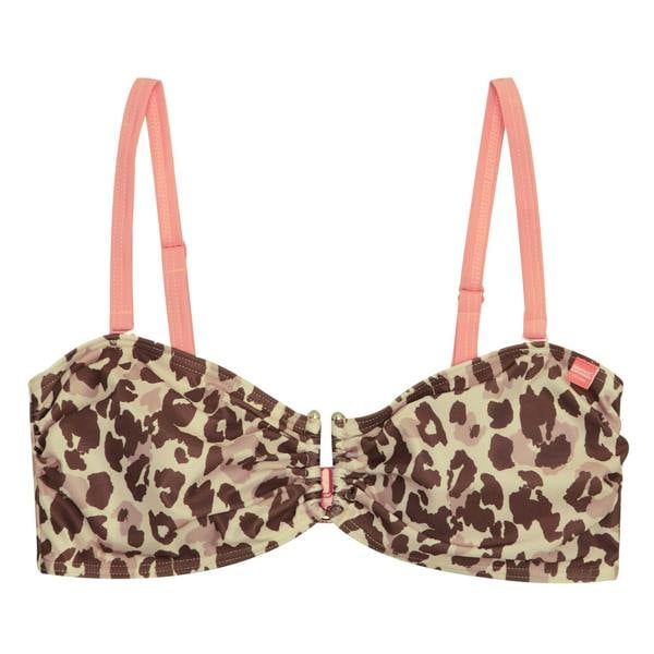 Regatta Womens/Ladies Aceana III Leopard Print Bikini Top - Beige/Brown - 