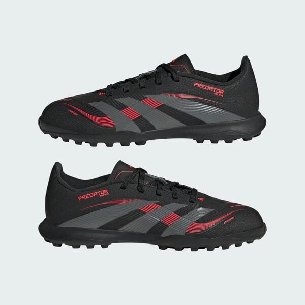 Adidas B Grade Junior Predator League TF Astro Turf Trainers Football Boots Black ID3800B