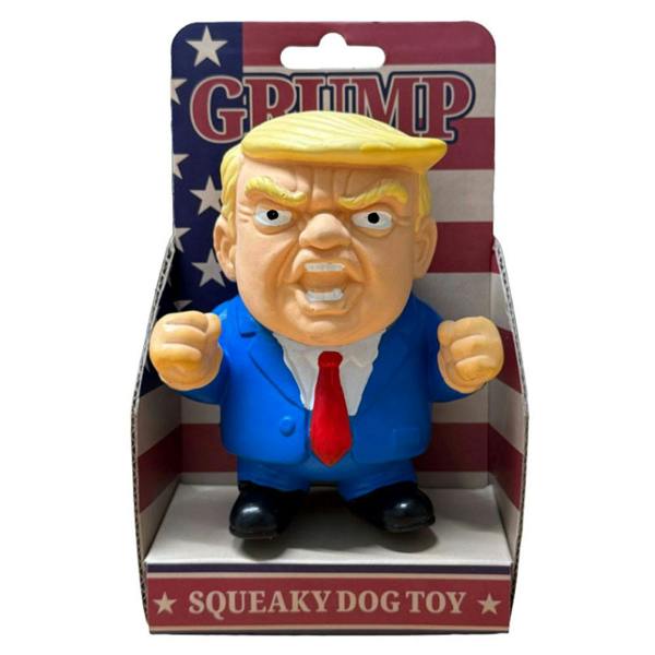 Donald Grump Squeaky Dog Toy Medium & Large