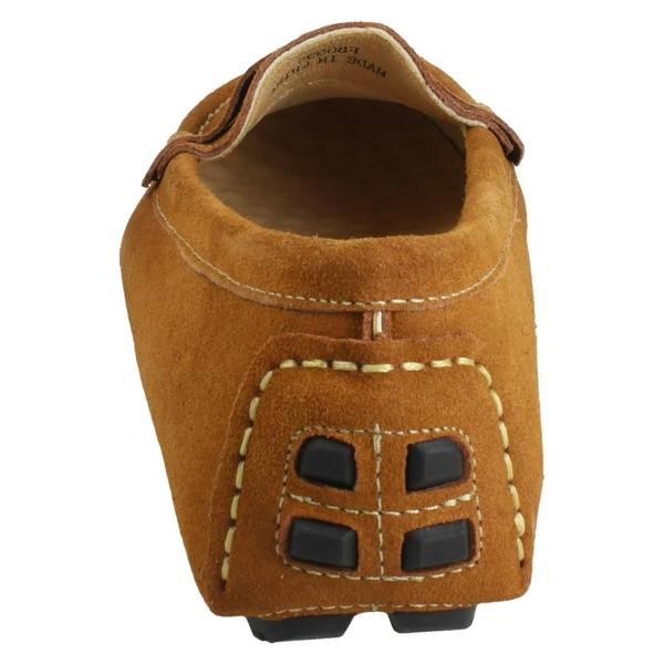 Down to Earth Ladies Down To Earth Suede Leather Slip On Moccasins F80593