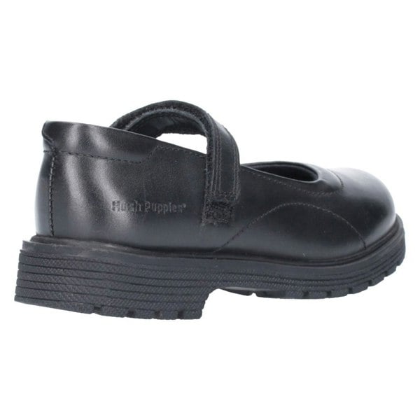 Hush Puppies Tally Junior Leather Girls's Black Shoes